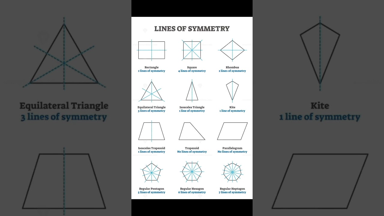 Lines of Symmetry #mathclub #symmetry #shorts