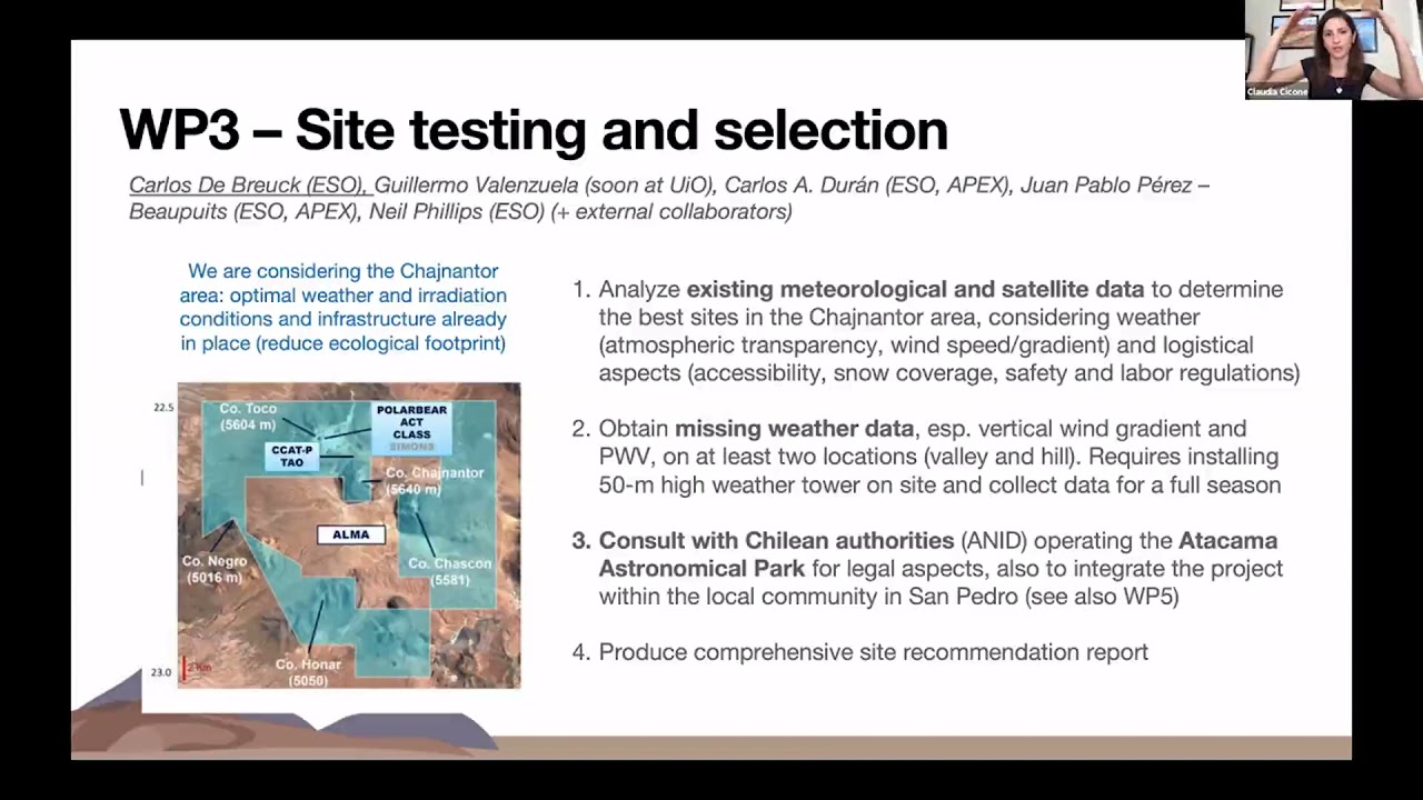 Claudia Cicone - Towards green astronomy with the Atacama Large Aperture Submillimeter Telescope