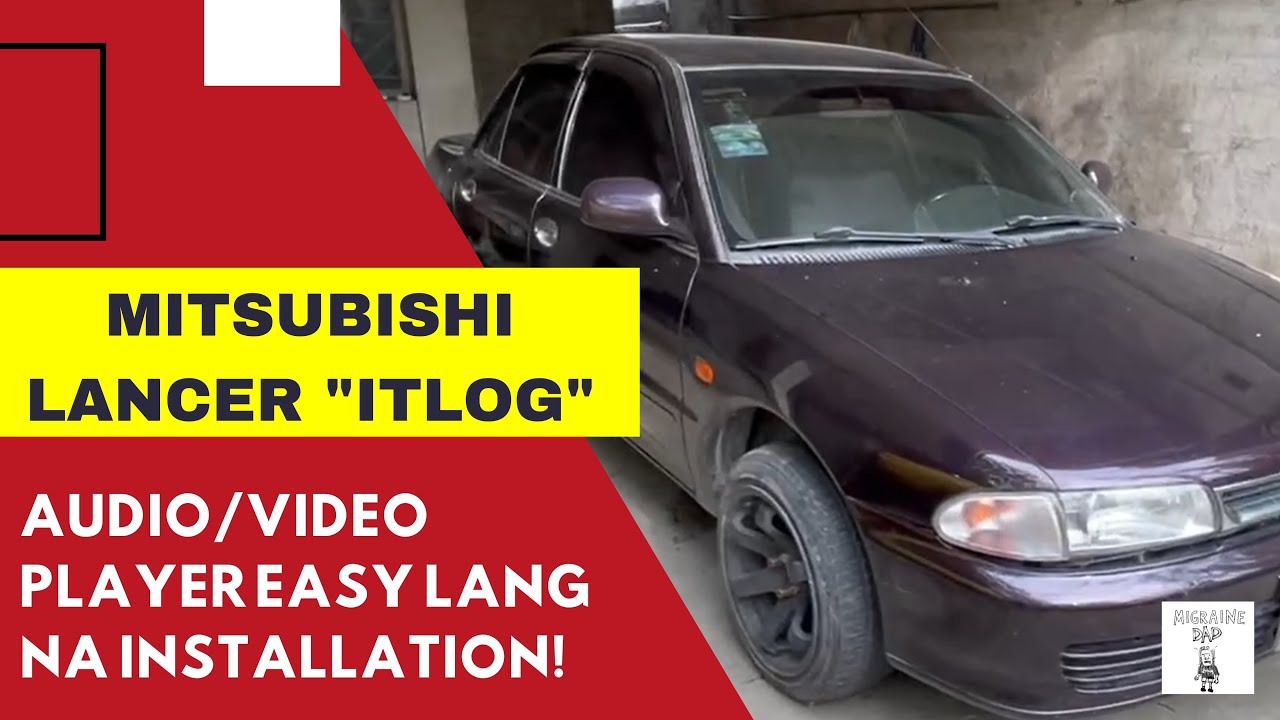 MITSUBISHI LANCER ITLOG touch screen player easy installation!
