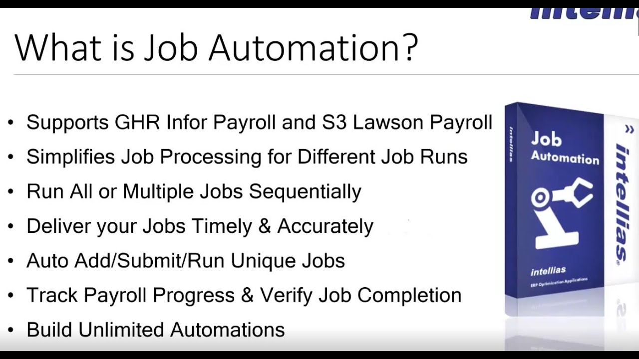 Automate Payroll Processing in S3 and CloudSuite Payroll with Intellias Job Automation