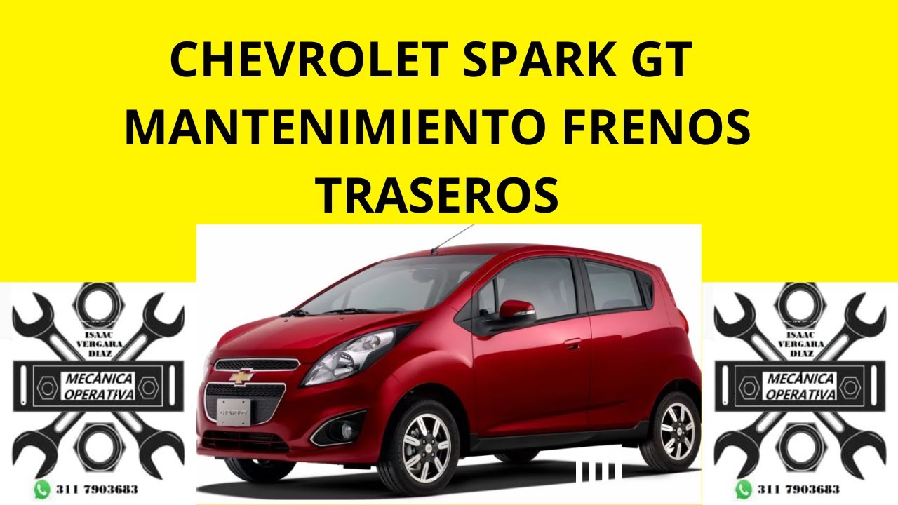 Chevrolet spark GT Mantenimiento frenos traseros