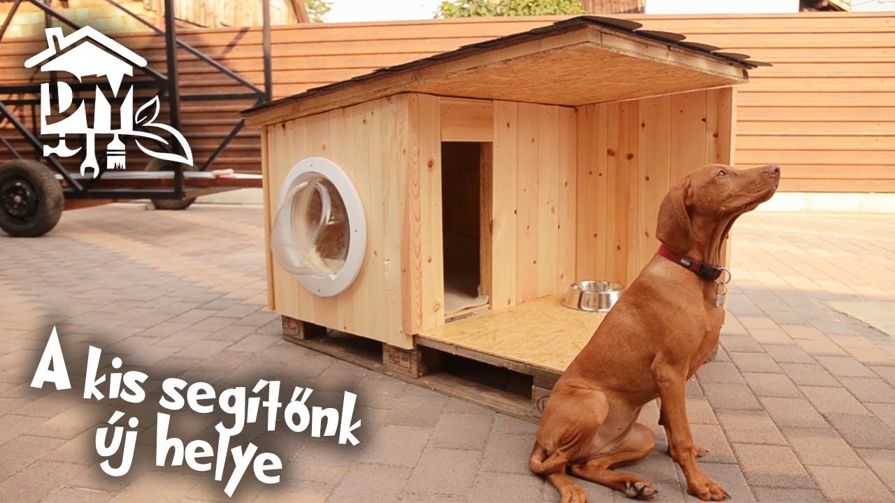 Kutyaház építés újrahasznosított anyagokból | Green Cottage DIY