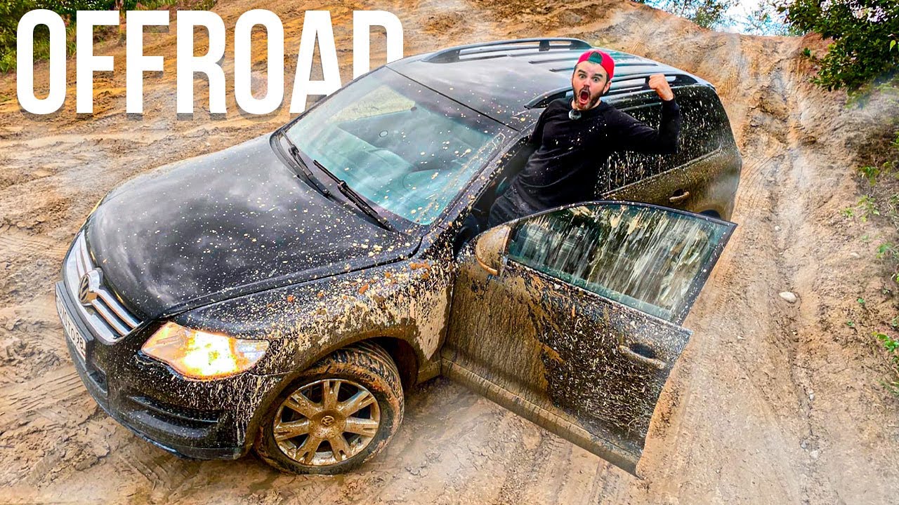 Проверка ТУАРЕГ 3.0 дизель на БЕЗДОРОЖЬЕ, что он может на offroadspb? Чуть не перевернули авто!