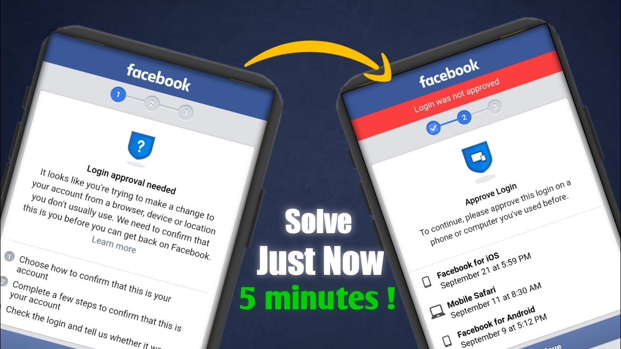 ✅Facebook Login Approval Needed Problem Solutions | login approval needed