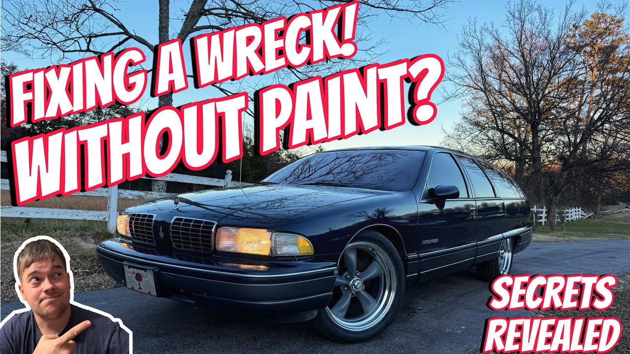 Wrecked Station Wagon Complete Transformation!