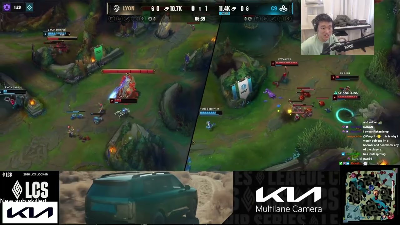 C9 vs LYON LCS Week 2 #LCSWatchParty gaming after with the lads ( you are the lads )
