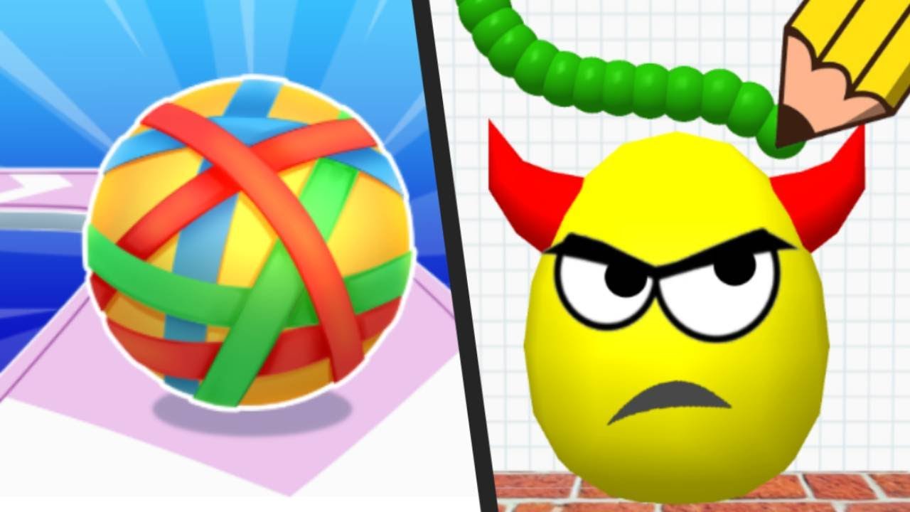 FLEXY RUNNER vs DRAW TO SMASH - New Levels Satisfying Double Mobile Gameplay Android ios