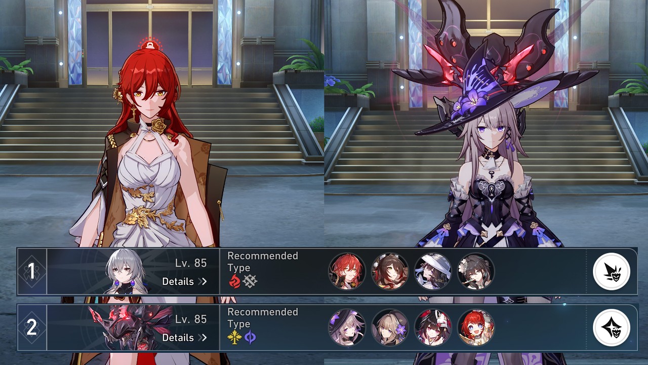 HSR 4.0 - PF4 - E1 Himeko Break (7 cost) and E2S1 Herta Sustainless (10 cost) - 0 cycle