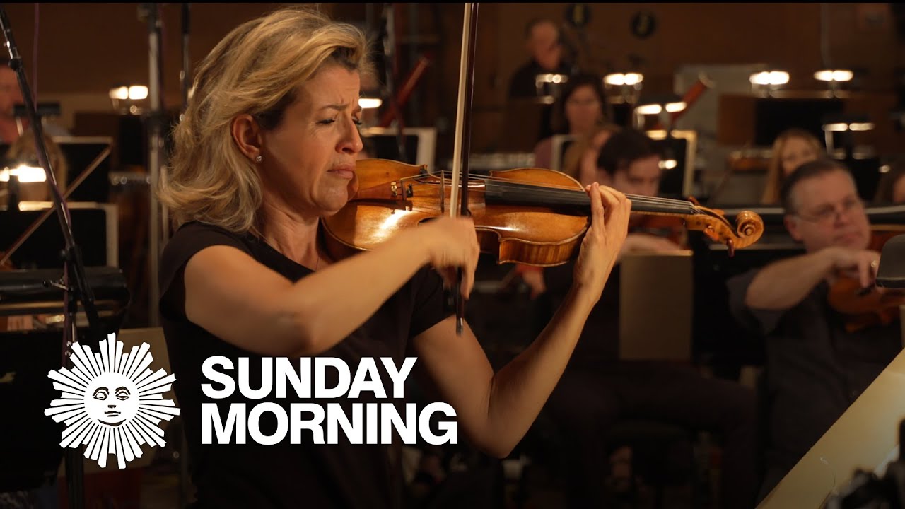 Anne-Sophie Mutter and John Williams recording 