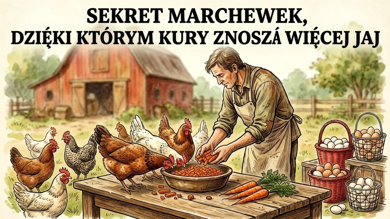 Sekret karmienia kur marchewkami: więcej jajek! i duże