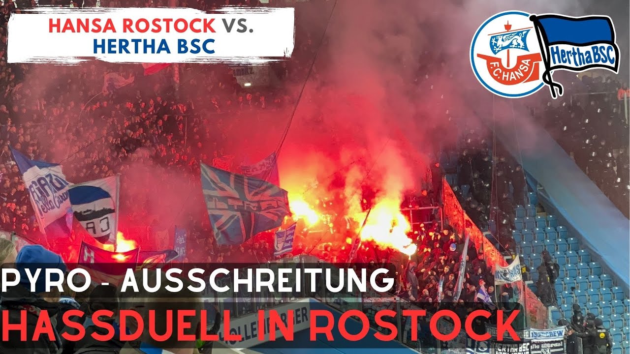 HASS - PYRO - AUSSCHREITUNGEN! ROSTOCK BRENNT / Rostock vs. Hertha BSC / FANPRIMUS STADIONVLOG