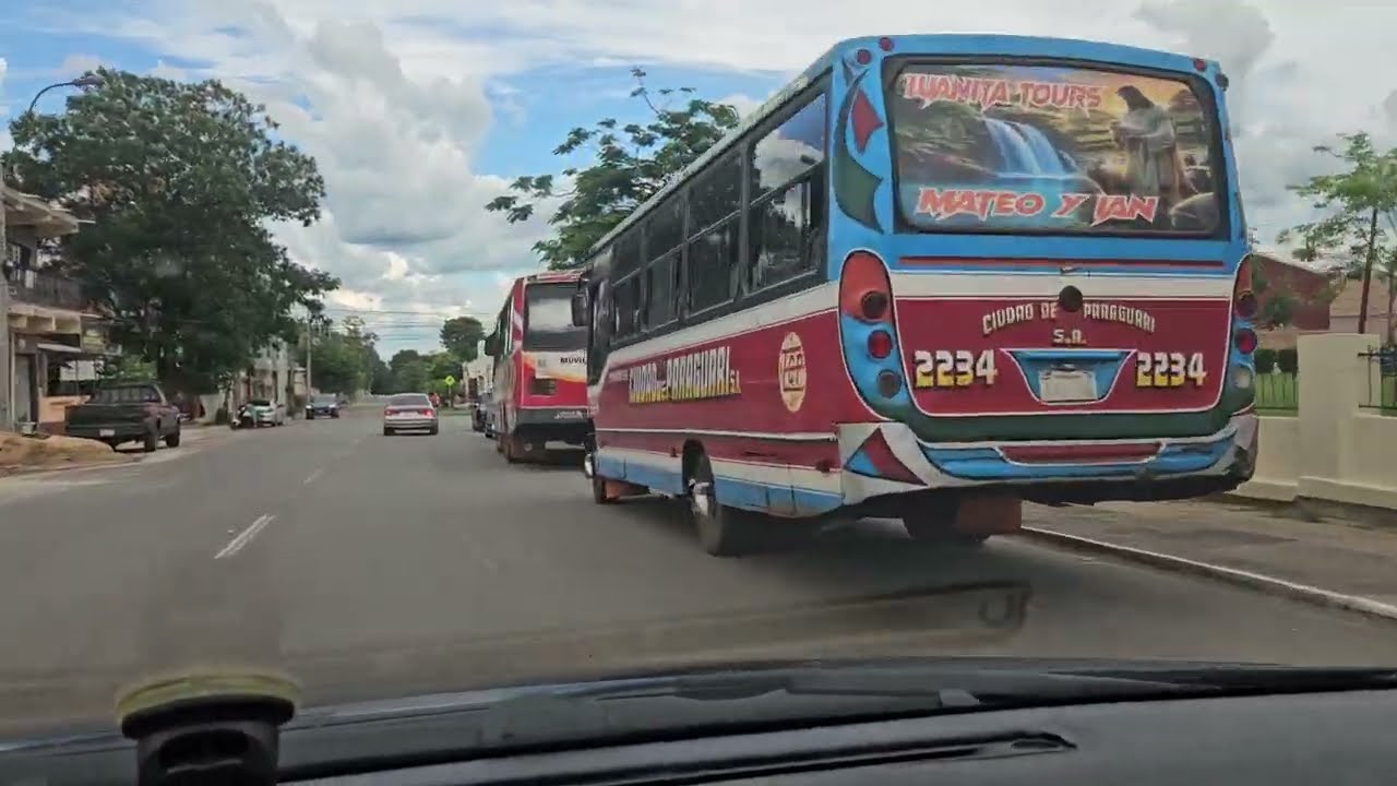Recorriendo las calles de Paraguarí y Yaguaron Paraguay.