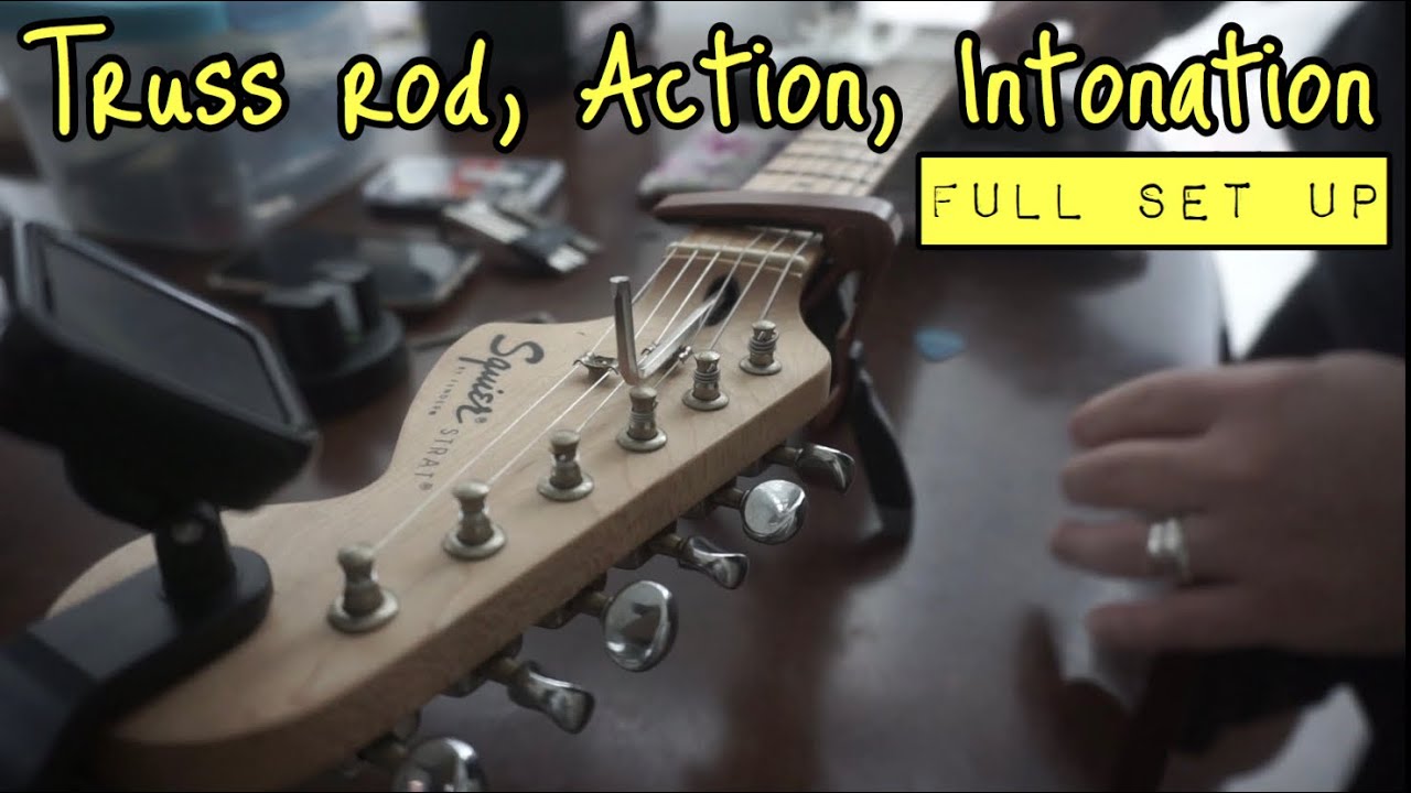 Fender Squire- FULL Truss Rod, Action, and Intonation SET UP (TAGALOG)