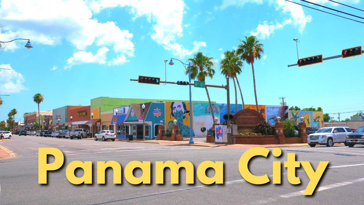 Panama City Florida - Driving Through Panama City Florida 4k UHD