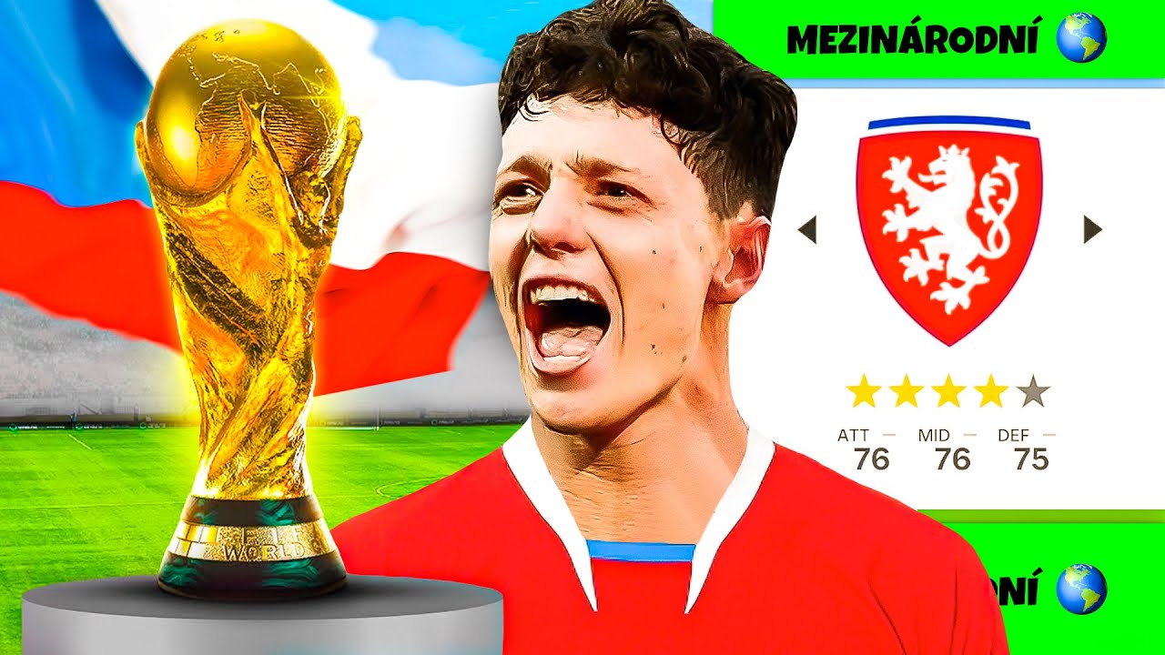 Dostal Jsem ČESKOU REPUBLIKU na VRCHOL FOTBALOVÉHO SVĚTA! 😱🏆🇨🇿