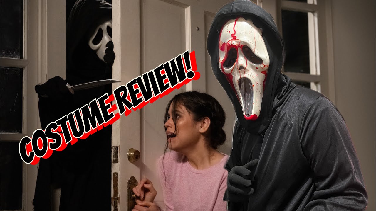 Ghost Face Costume and Bleeding Mask Review 🩸