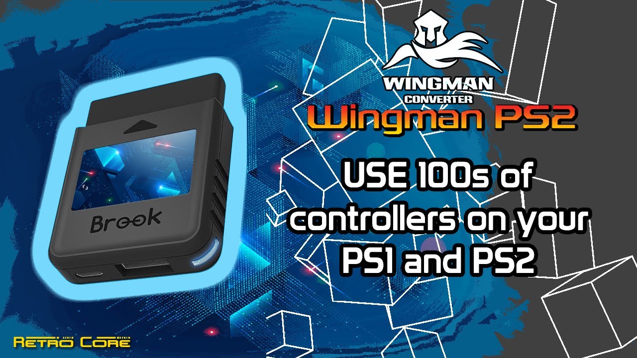 Brook Wingman PS2 - Use hundreds of controllers on your PS1 and PS2