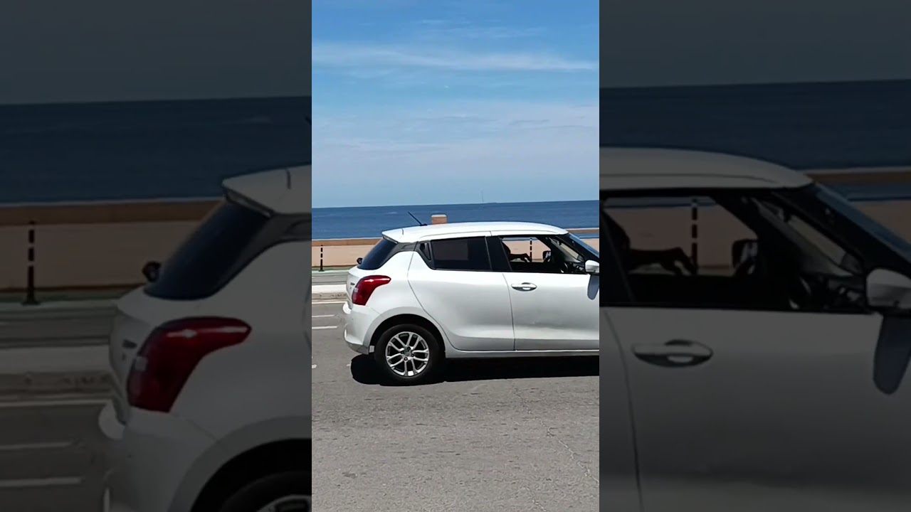 Nuevas vistas de la rambla de Montevideo caminando hacia el Parque Rodó y Playa Ramirez