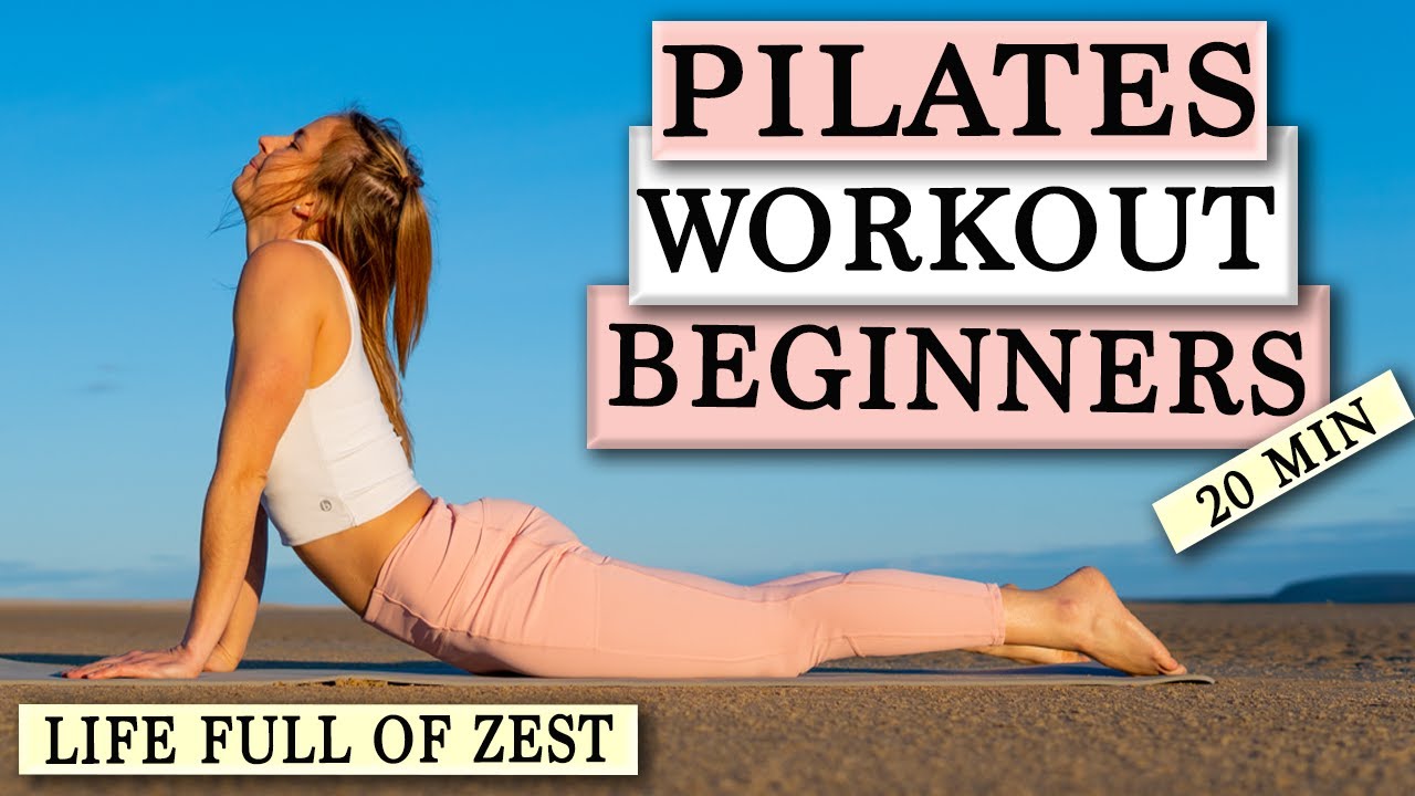 20 Minute Pilates Workout at Home with No Mat [Life Full of Zest]