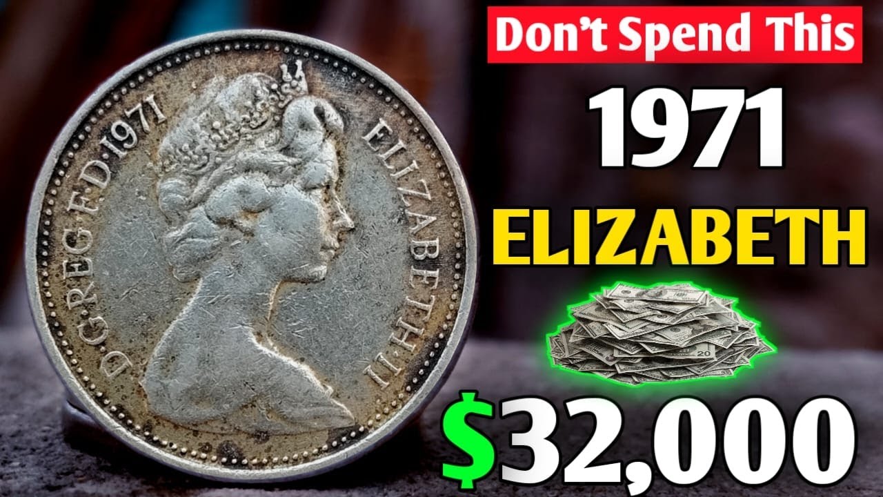 1971 UK Elizabeth II 5p Coin Value &ndash; How Much Is the 1971 New Pence Worth? | Rare or Common Coin?