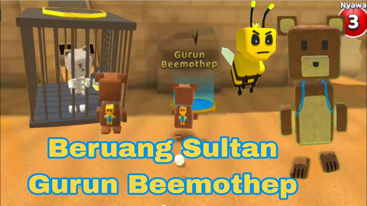 Super Bear Adventure Misi Menyelamatkan Beruang Gurun Beemothep