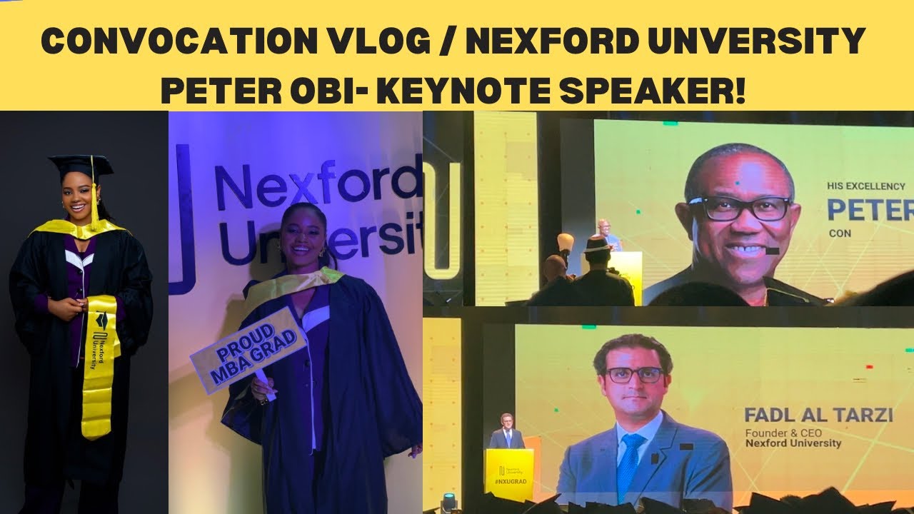 A Memorable Convocation at Nexford University  🎓 | Special Moments / Peter Obi #nexforduniversity