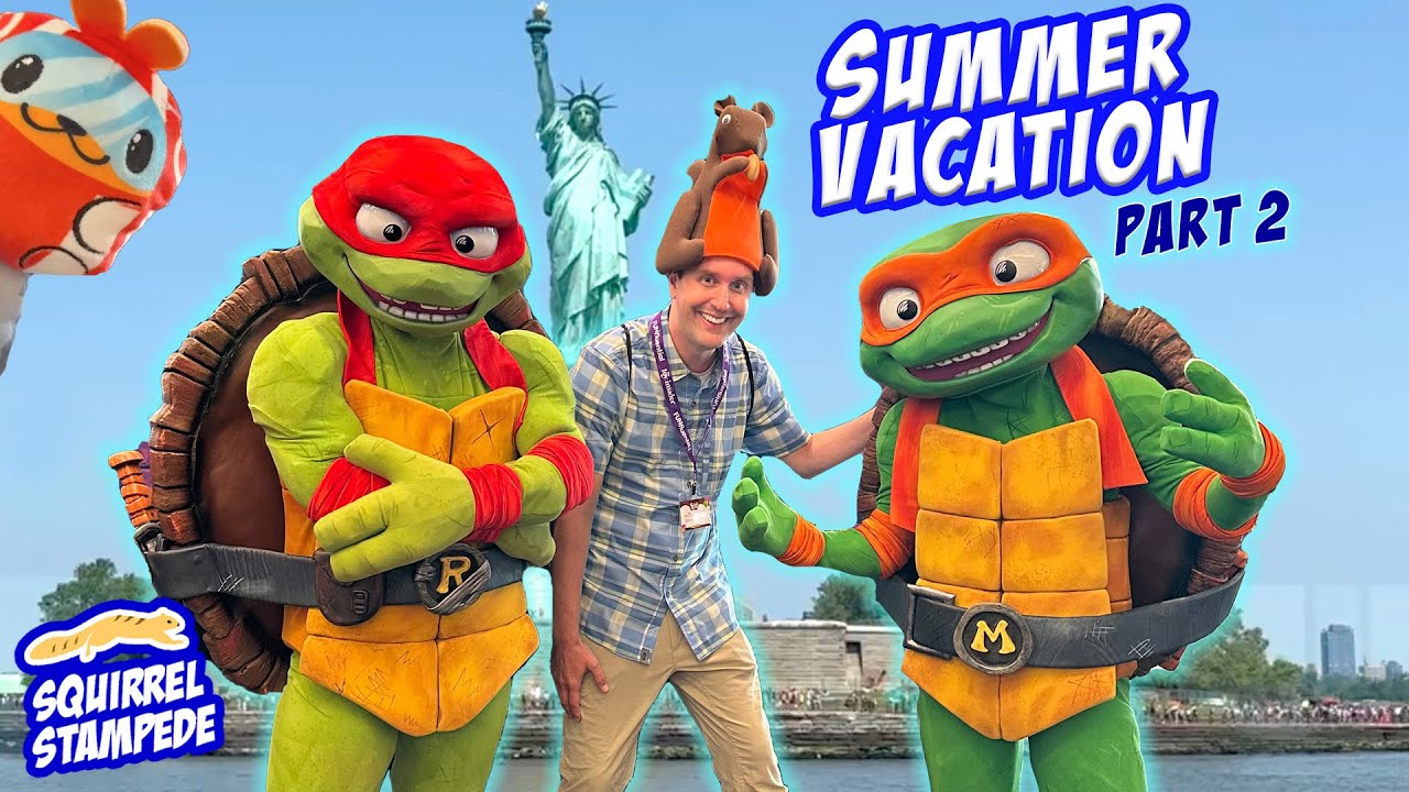 Squirrel Stampede's Summer Vacation Episode 2 - NEW YORK CITY & Sweet Suite '23 Toy Show!