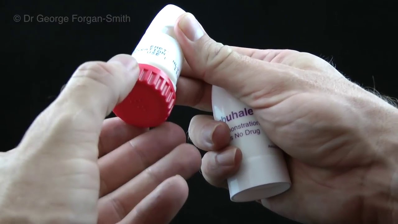 Comment utiliser un inhalateur de m&eacute;dicament (Symbicort Instructions French)