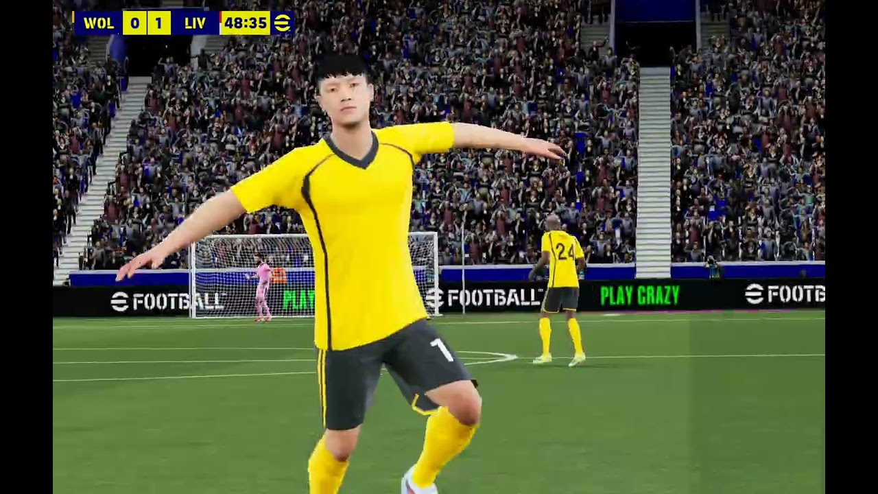 Wolves Vs Liverpool efootball gameplay 
