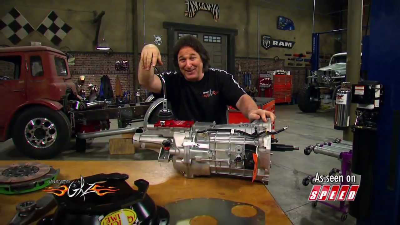 Stacey David's GearZ Converting An Automatic Transmission To A Standard Shift