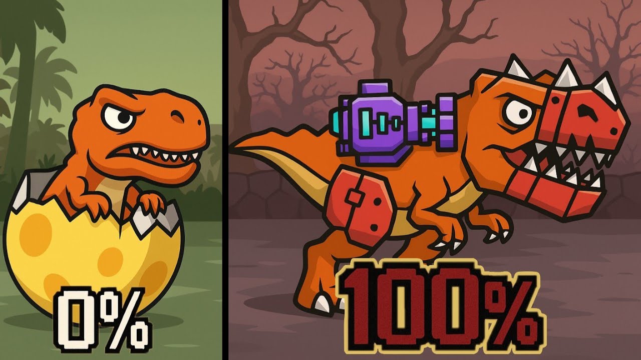 Aku 100% T-Rex di Cyberdino