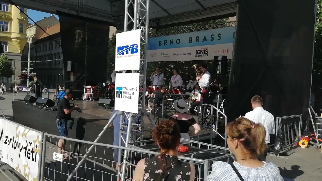DH Mistříňanka - Brno Brass Fest 18.06.2022. na Náměstí Svobody v Brně
