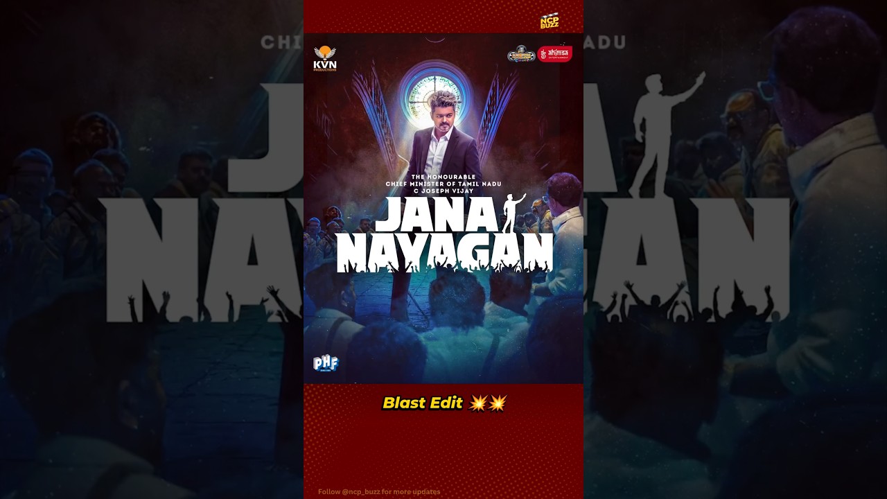 Honorable CM of Tamil Nadu C Joseph Vijay in Jananayagan | #Shorts