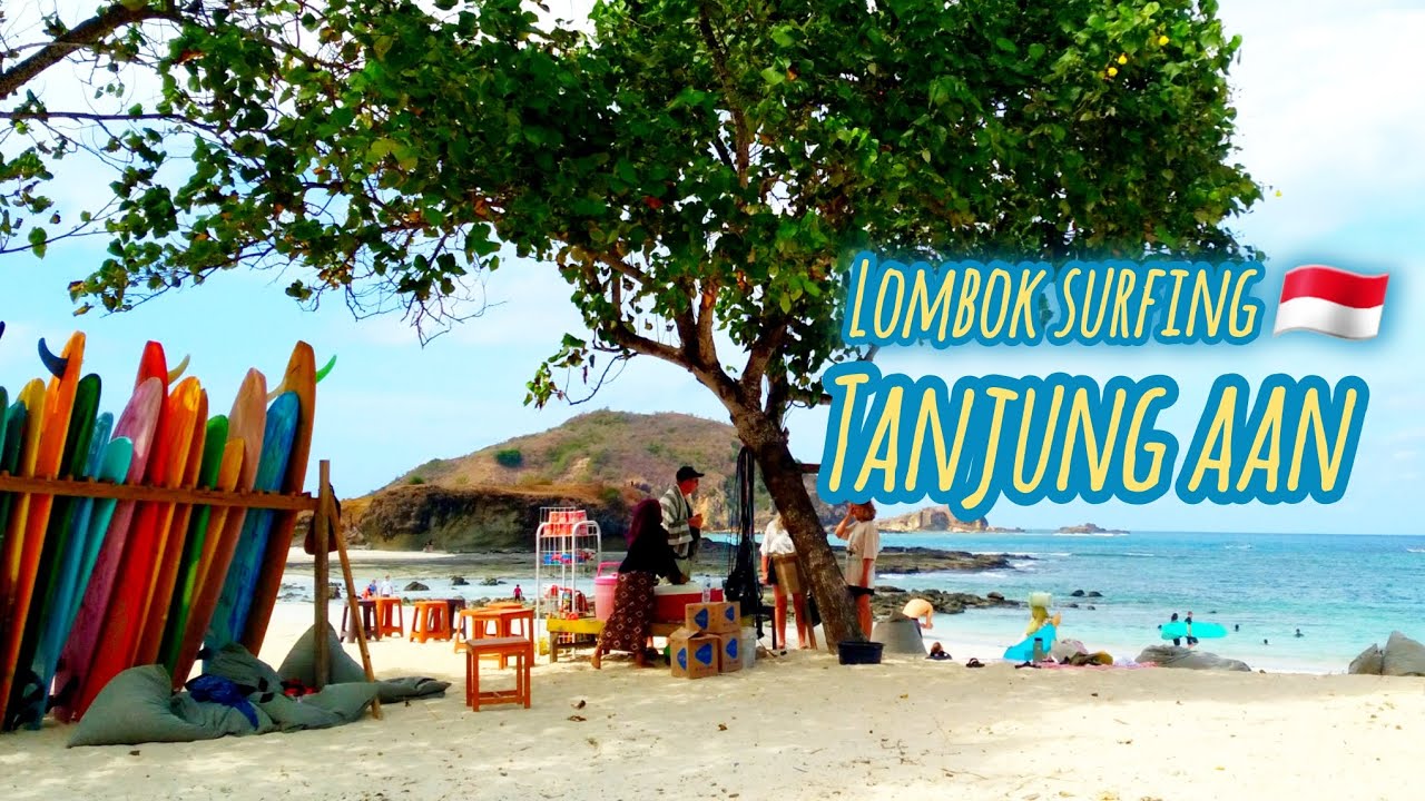 【Lombok surfing🇮🇩】ワルン撤去後のタンジュンアンビーチ🏖️ 超小波だけれど サーフィンも楽しんじゃおう！在住者 初めての体験。。。