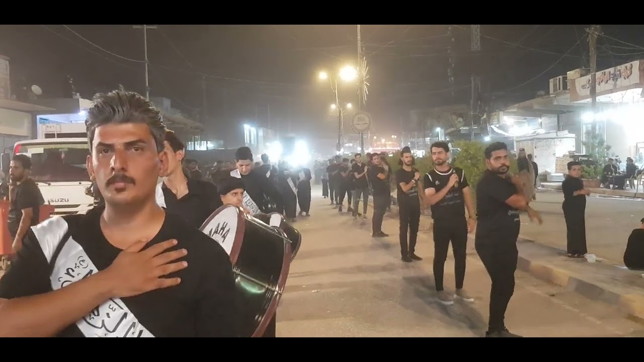 موكب أئمة البقيع في الكوفة العلوية المقدسة في منطقة حي السفير