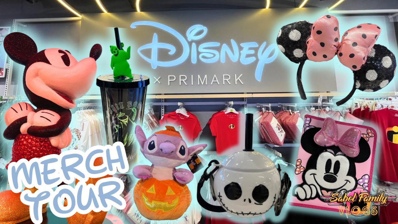 DISNEY PRIMARK NEW MERCHANDISE TOUR | August 2025 ~ Heavily Discounted Disney Merch! HUGE Selection!