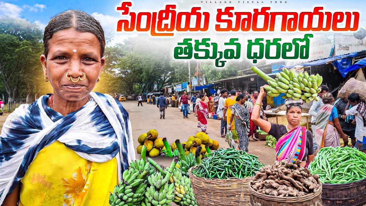Hukumpeta tribal market trading || Hukumpeta santha