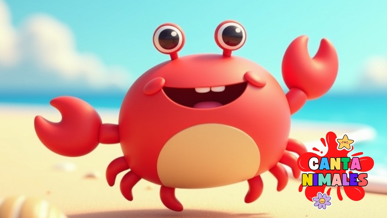 🐢 Tina la tortuga camina al agua – Música infantil suave y educativa