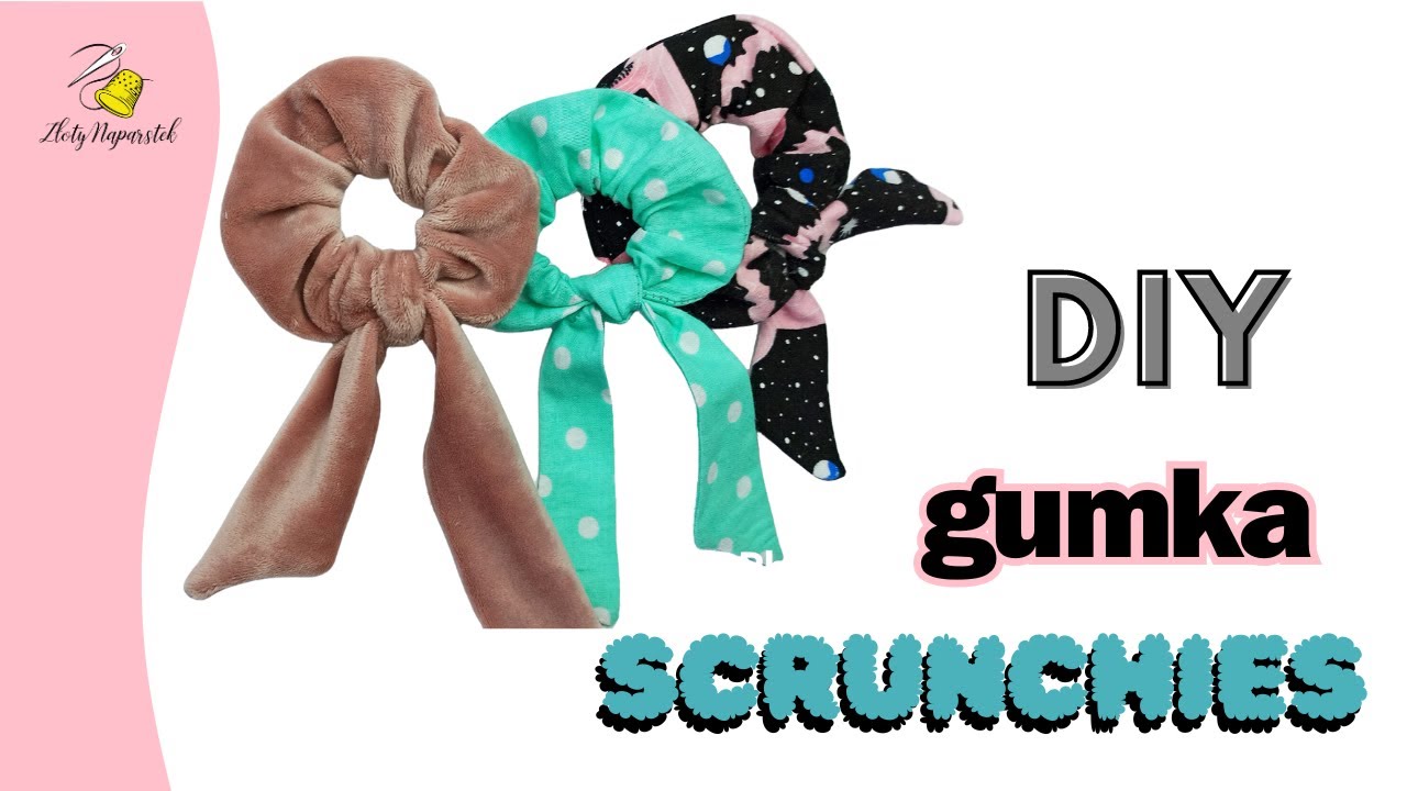 Gumka do włosów scrunchies kwadrans