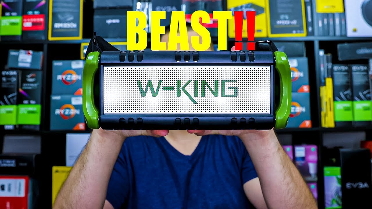 W-KING D8 $70 BEAST Bluetooth Speaker!! 
