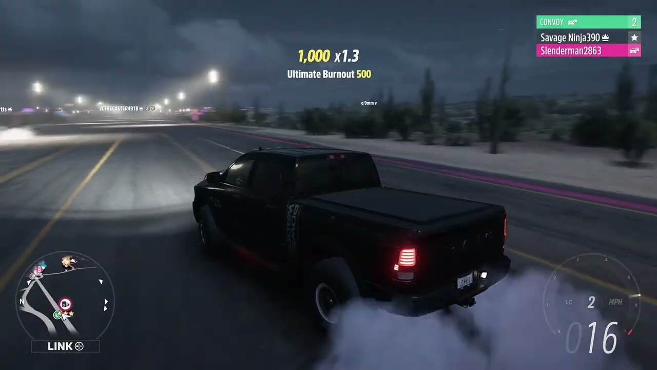 Drifting my tuned Ram with UrLocalSavage in Forza horizon 5