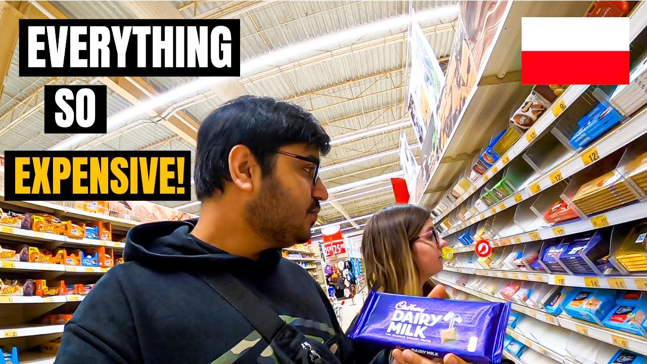 GROCERY SHOPPING IN POLAND| FOOD PRICES IN SUPERMARKETS AFTER INFLATION| WORKING IN POLAND 🇵🇱