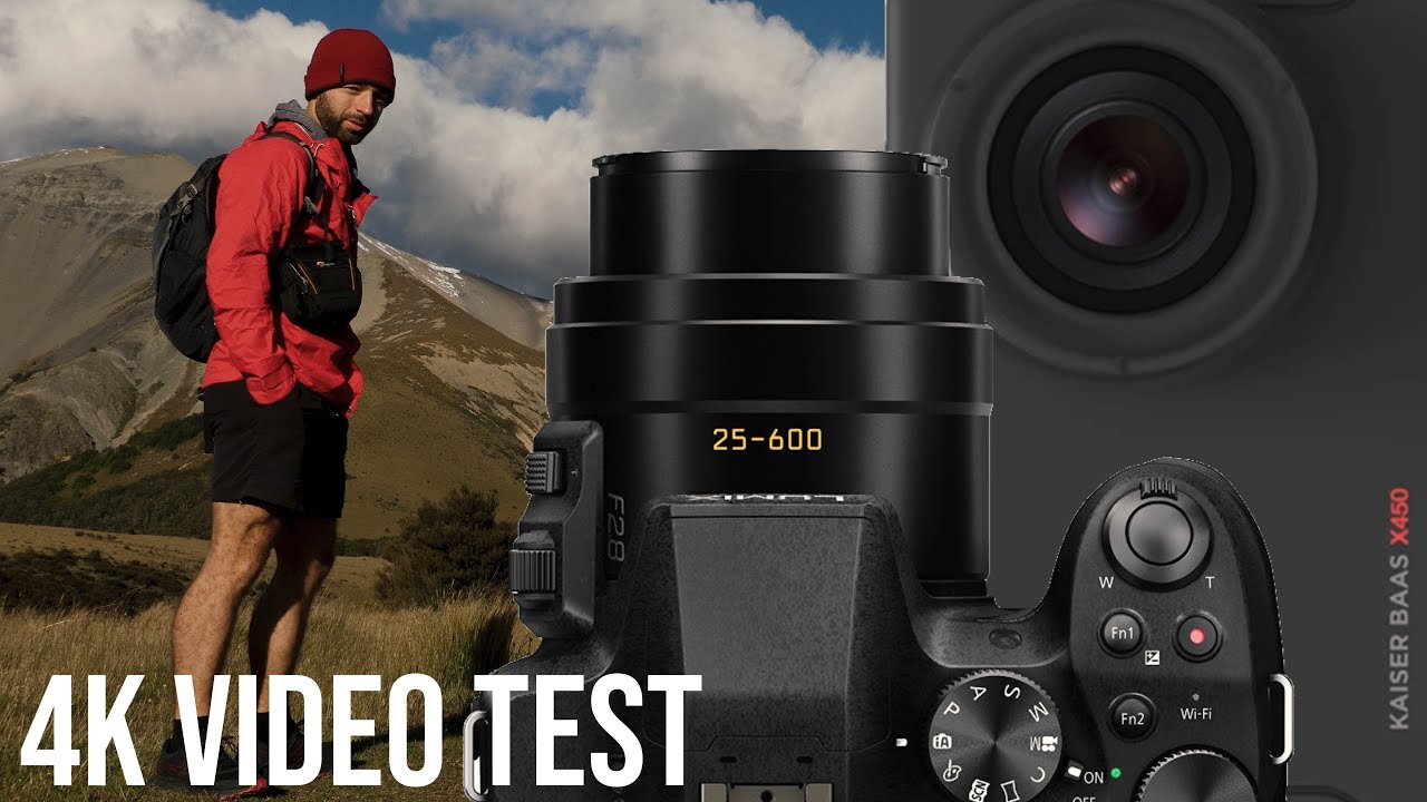 4K Video test | Kaiser Baas X450 | Panasonic Lumix FZ300 | Arthur's Pass | New Zealand