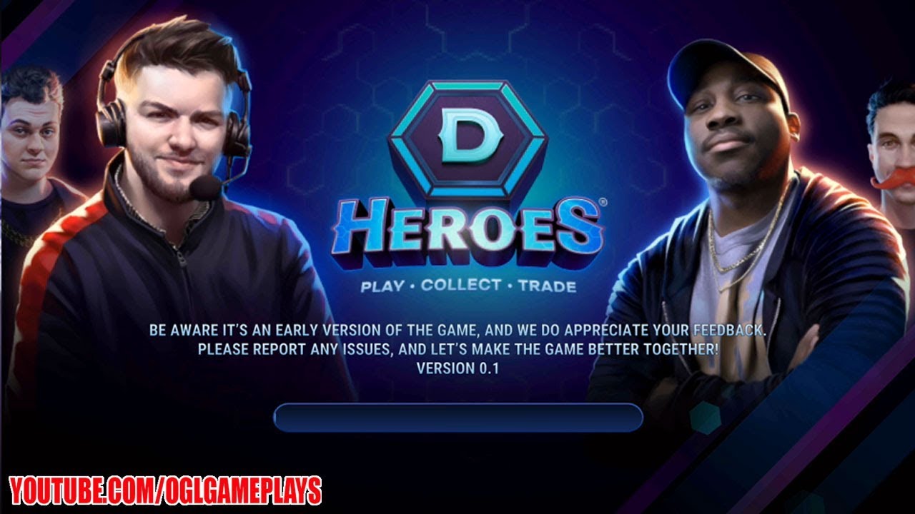 DHeroes: CCG (Trading Cards) Gameplay Trailer (Beta Test)