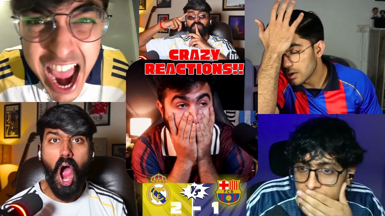 Crying BARCA Fans AND HAPPY REAL MADRID FANS Reaction to REAL MADRID 2-1 BARCELONA | LA LIGA