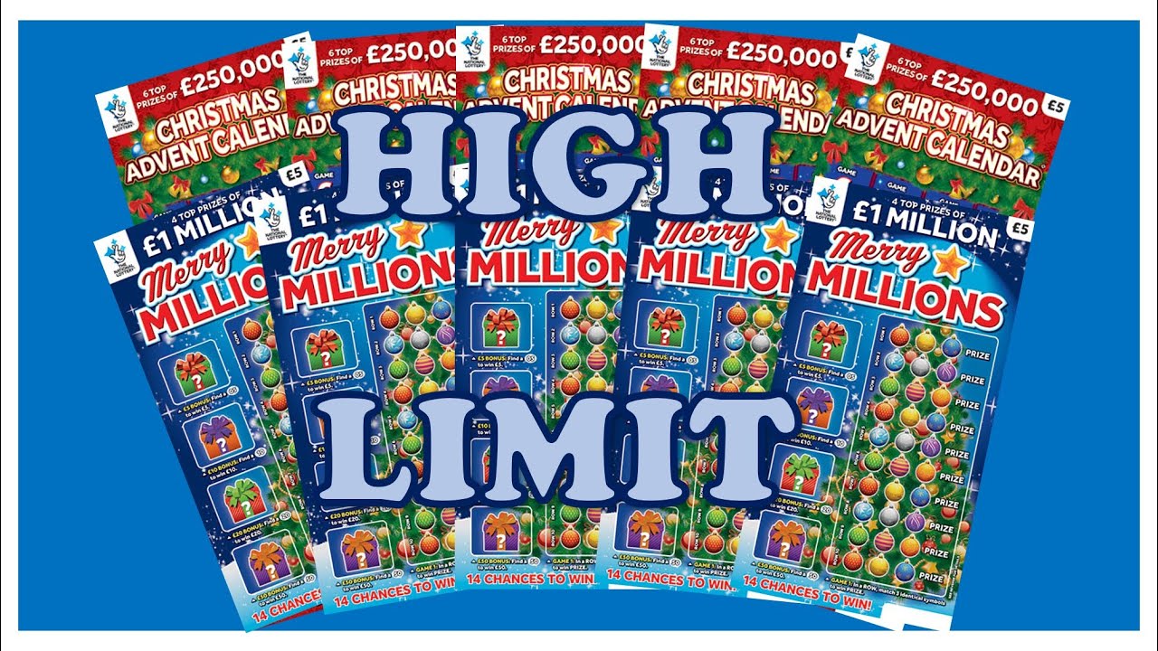 High Limit Christmas Scratchcards 🎄🎅🏼💷💰