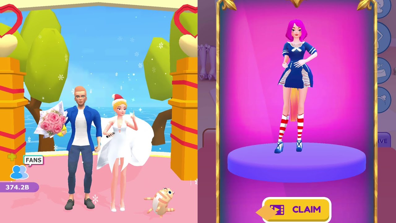 Hair Challenge Vs Dancing Dress - Gameplay Walkthrough Android IOS- All Level Max Tiktok