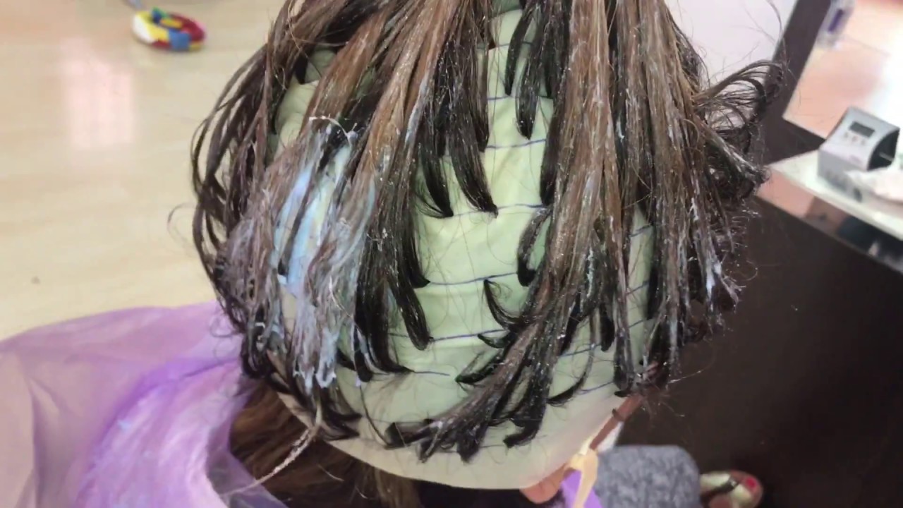 Mechas con gorra en espiral