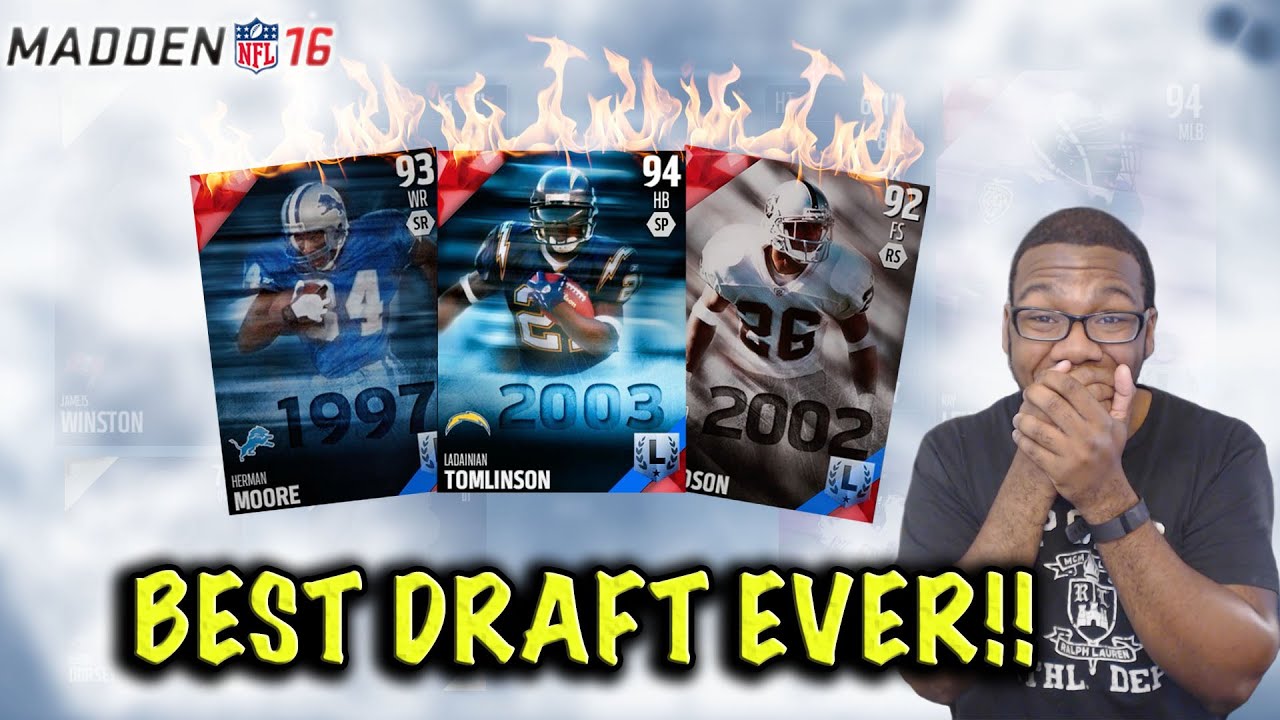 MADDEN 16 PS4 DRAFT CHAMPIONS MODE  - BEST DRAFT!!