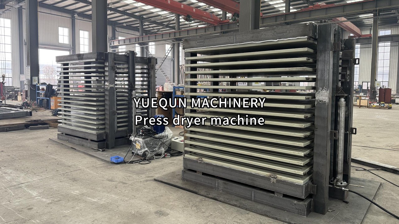 5feet hollow type press dryer machine